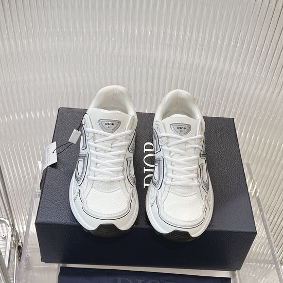 Christian Dior Retro Reflective Logo Casual Athletic Sneakers