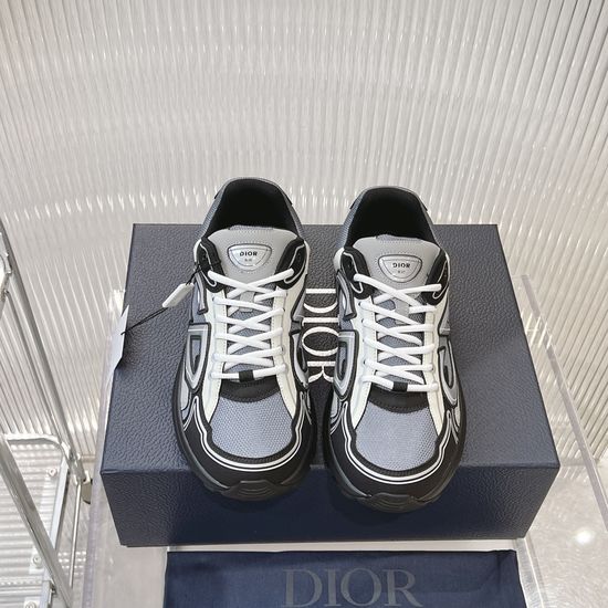 Christian Dior Retro Reflective Logo Casual Athletic Sneakers