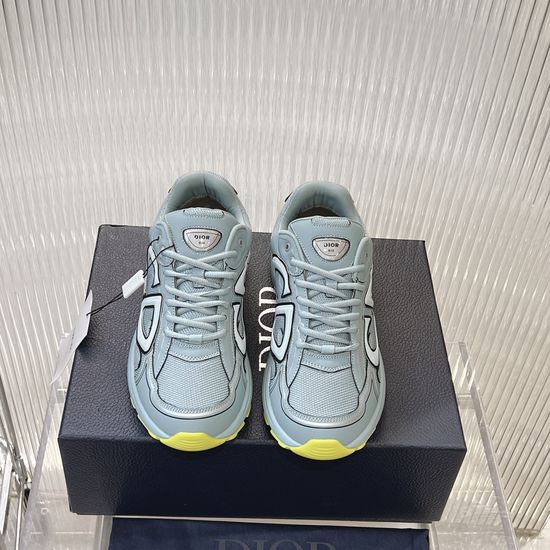 Christian Dior Retro Reflective Logo Casual Athletic Sneakers
