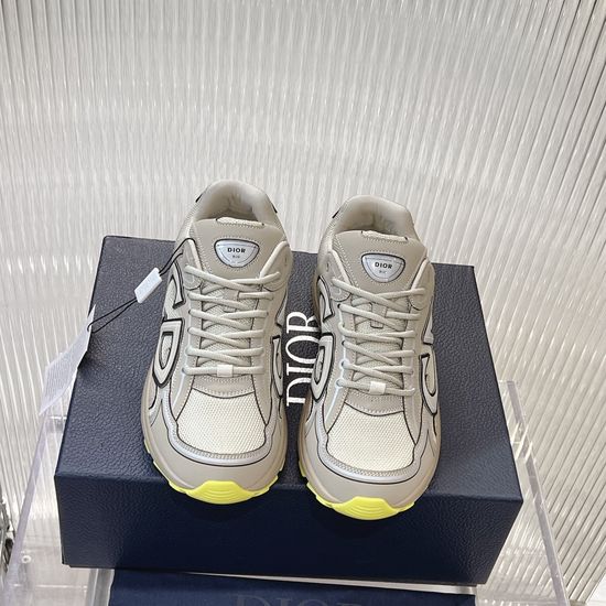 Christian Dior Retro Reflective Logo Casual Athletic Sneakers