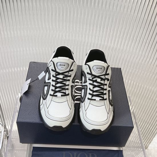 Christian Dior Retro Reflective Logo Casual Athletic Sneakers