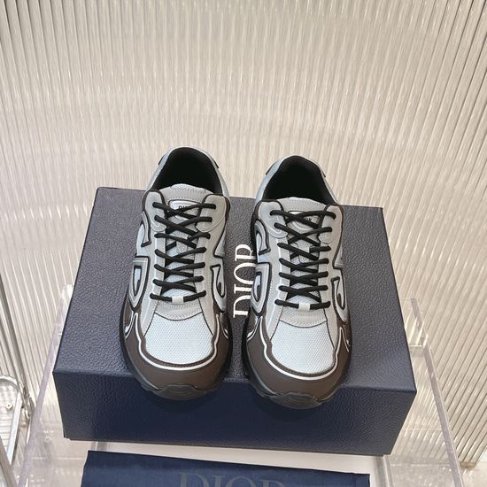 Christian Dior Retro Reflective Logo Casual Athletic Sneakers
