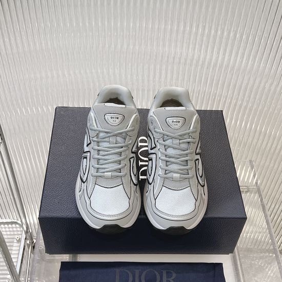 Christian Dior Retro Reflective Logo Casual Athletic Sneakers