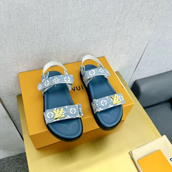 Louis Vuitton Premium Casual Beach Slip On Shoes