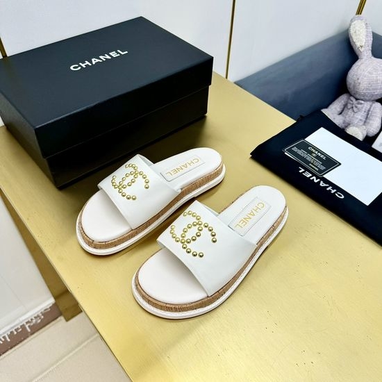 Chanel Soft Satin Lined Non-slip Casual Slippers