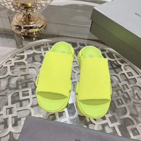 Balenciaga Soft Knit Sock Slides Seamless Upper Resilient Non-slip Sole