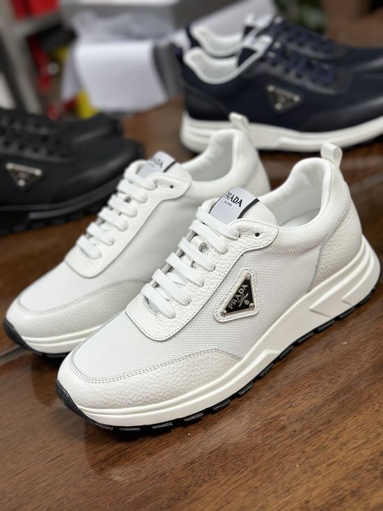 Prada Premium Fabric Casual Shoes With Durable Sole