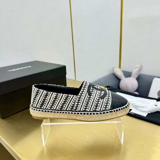 Chanel Hand-stitched Loafer with Double C Logo Accent