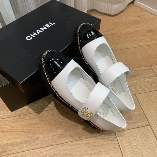 Chanel Woven Platform Loafers Leather Upper Soft Sheepskin Lining