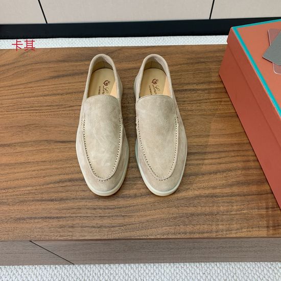 Loro Piana Smooth Leather Loafers Soft Lining Durable Outsole
