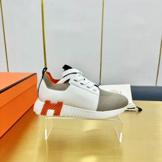 Hermes Classic Color Block Casual Comfortable Walking Shoes