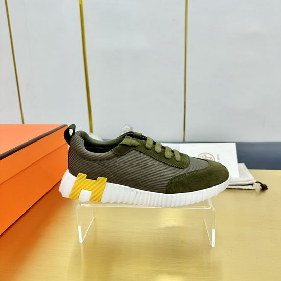 Hermes Classic Color Block Casual Comfortable Walking Shoes