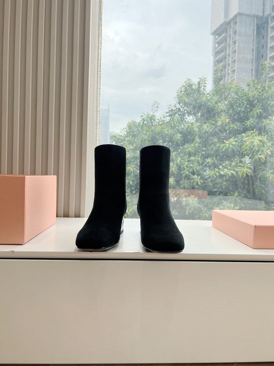 Miu Miu Custom Show-Stopping Runway Boots with Premium Materials