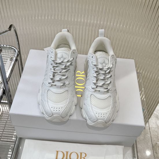 Christian Dior Casual Mesh Leather Fashion Chunky Sneakers
