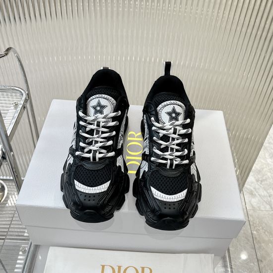 Christian Dior Casual Mesh Leather Fashion Chunky Sneakers
