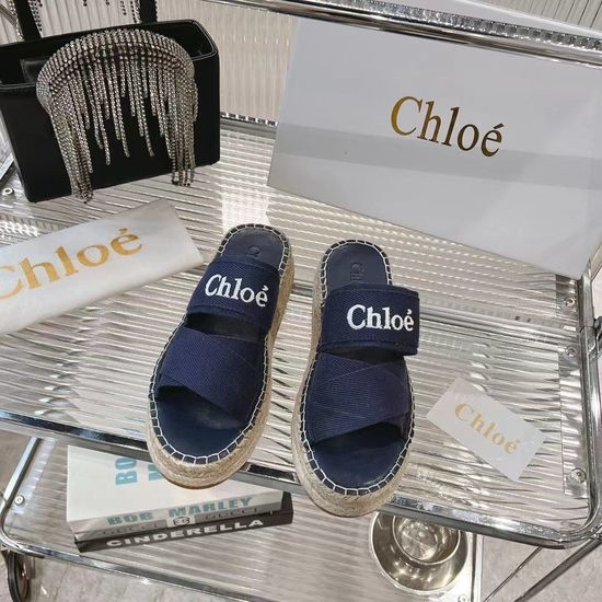 Chloe Comfortable Woven Strap Slip-On Slide Sandals