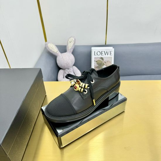 Chanel Premium Leather Ankle Boots with Pearl Decor