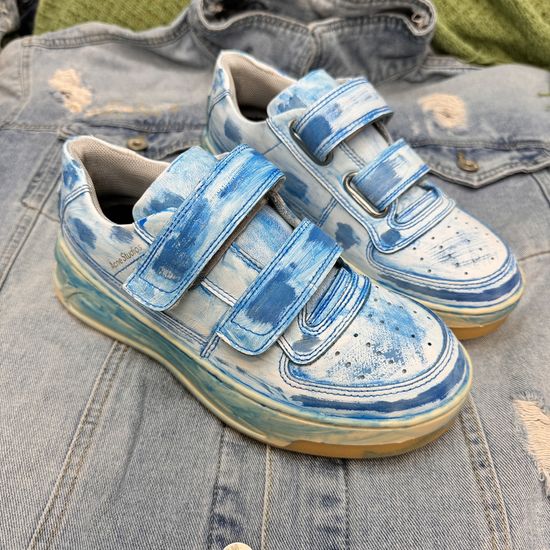 Christian Dior Vintage Tie Dye Casual Shoes Comfortable Invisible Height Lift Footwear