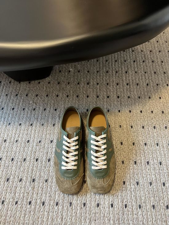 Dries Van Noten Vintage Suede Leather Casual Training Sneakers