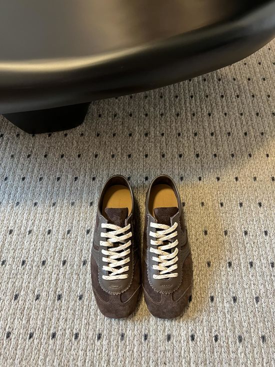 Dries Van Noten Vintage Suede Leather Casual Training Sneakers