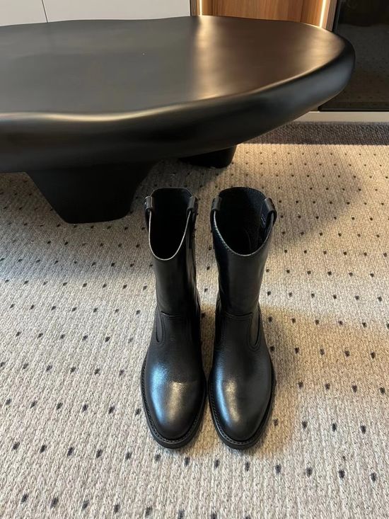 Golden Goose Vintage Western Style Pointed Toe Ankle Boots