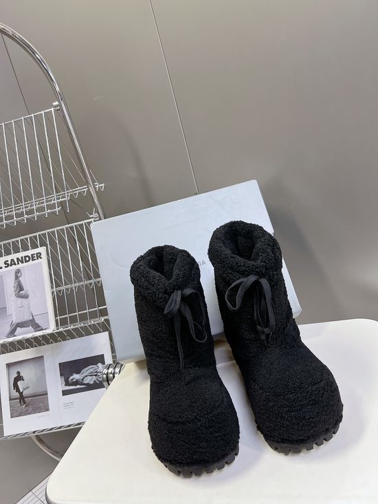 Balenciaga Warm Non-Slip Winter Snow Boots for Outdoor Wear