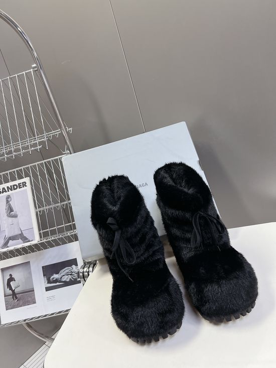 Balenciaga Warm Non-Slip Winter Snow Boots for Outdoor Wear