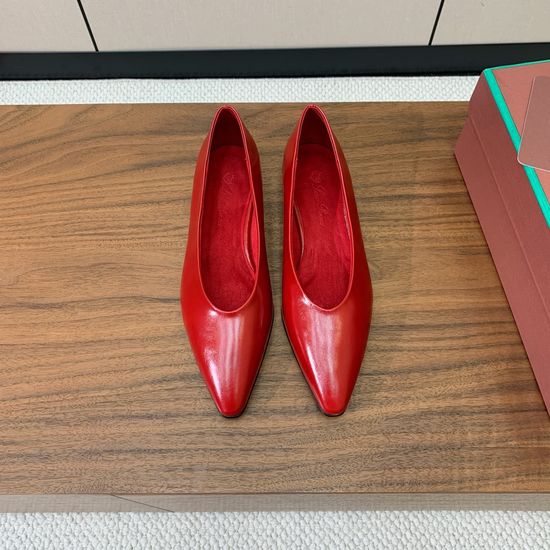 Loro Piana Witch-Inspired Flat Shoes in Minimalist Style