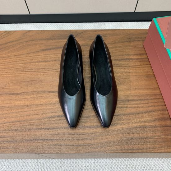 Loro Piana Witch-Inspired Flat Shoes in Minimalist Style
