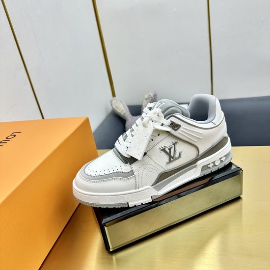 Louis Vuitton LV Premium Retro Basketball Sneakers with Sturdy Sole