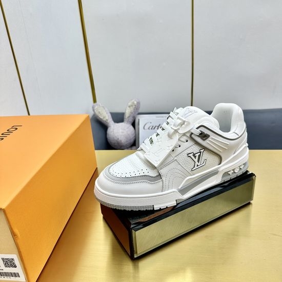 Louis Vuitton LV Premium Retro Basketball Sneakers with Sturdy Sole