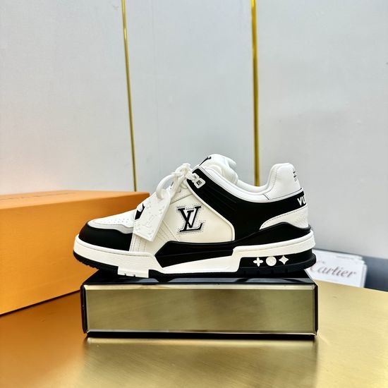 Louis Vuitton LV Premium Retro Basketball Sneakers with Sturdy Sole