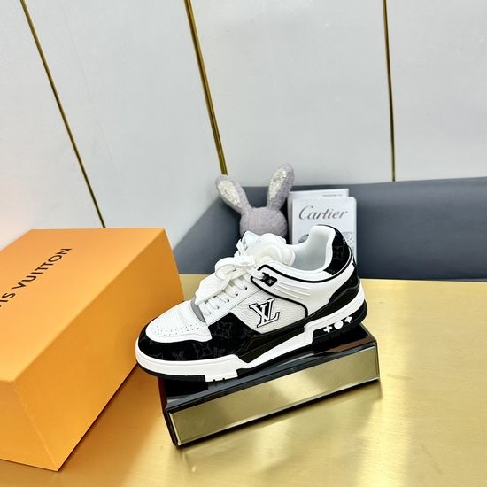 Louis Vuitton LV Retro Basketball Sneakers with Premium Leather Upper