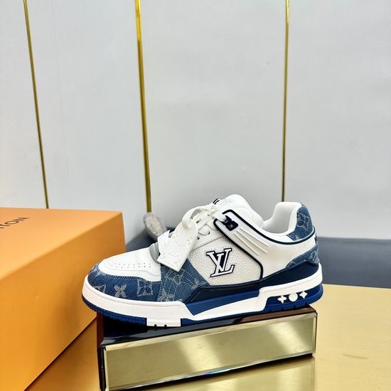 Louis Vuitton LV Retro Basketball Sneakers with Premium Leather Upper