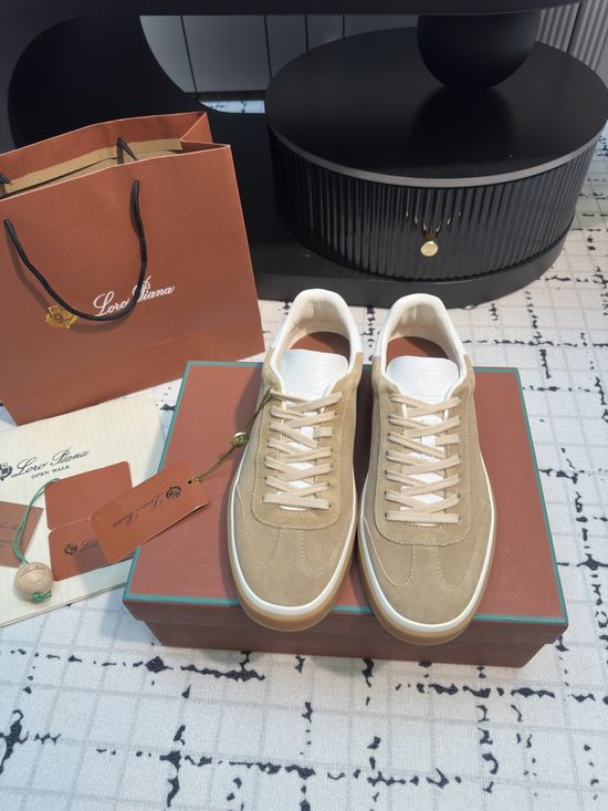 Loro Piana Ultra Soft Comfortable Casual Trainer Shoes Lightweight For All Day Wear