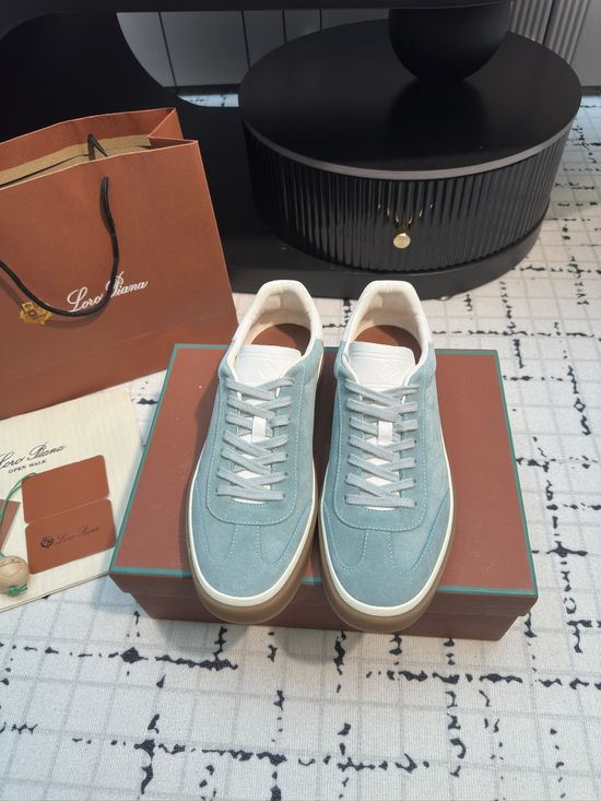 Loro Piana Ultra Soft Comfortable Casual Trainer Shoes Lightweight For All Day Wear