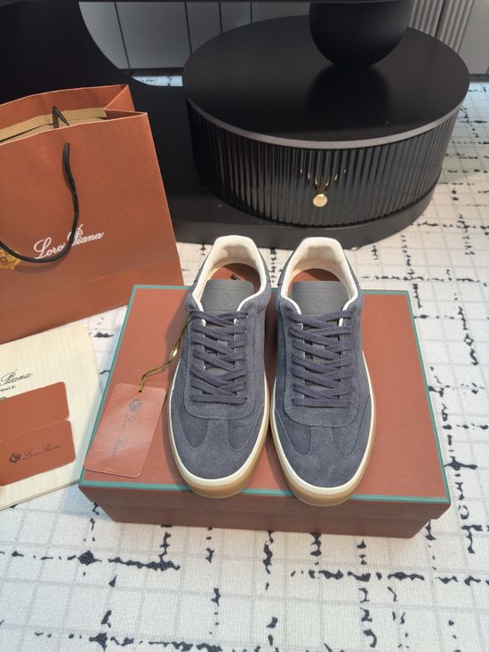 Loro Piana Ultra Soft Comfortable Casual Trainer Shoes Lightweight For All Day Wear