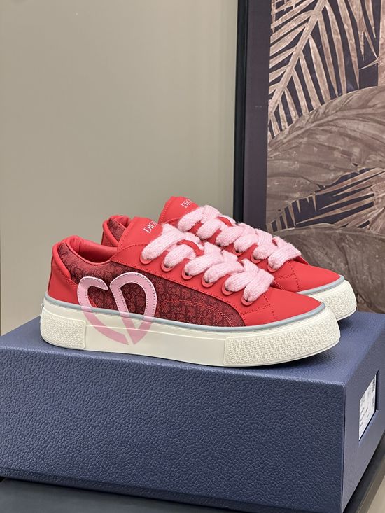 Christian Dior Embroidered Decor Classic Low Top Casual Sneakers