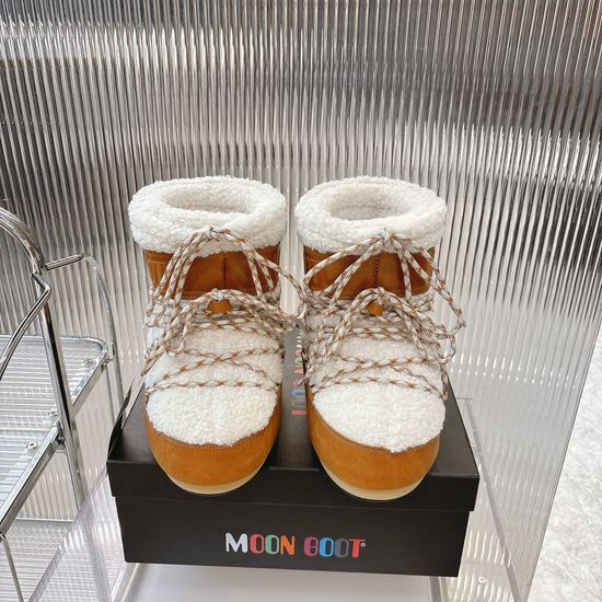 Moon Boot Short Chunky Warm Snow Boots Comfortable Non-slip