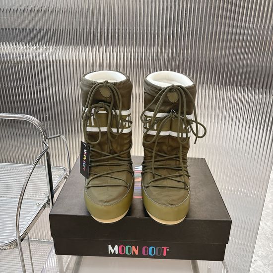 Moon Boot Short Chunky Warm Snow Boots Comfortable Non-slip
