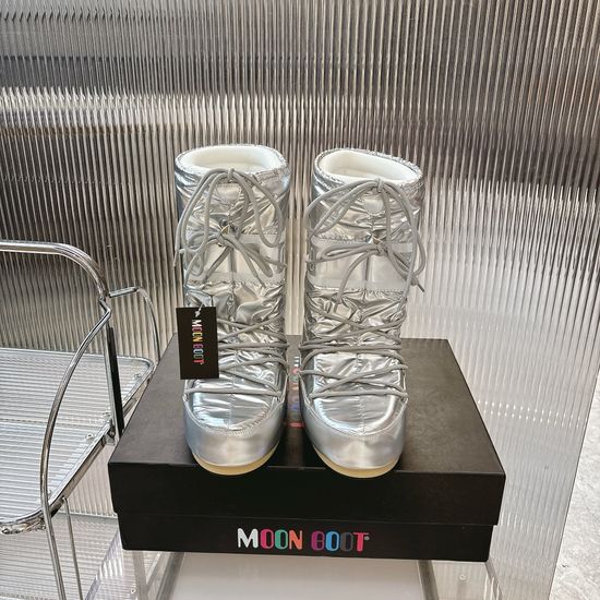 Moon Boot Short Chunky Warm Snow Boots Comfortable Non-slip