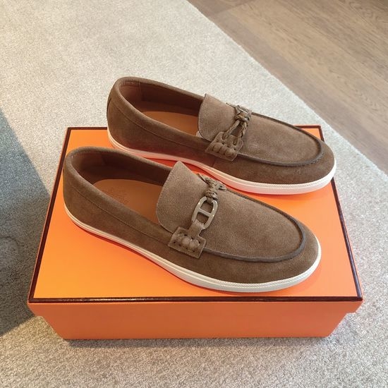 Hermes Classic Retro Comfortable Lace Up Casual Sneakers