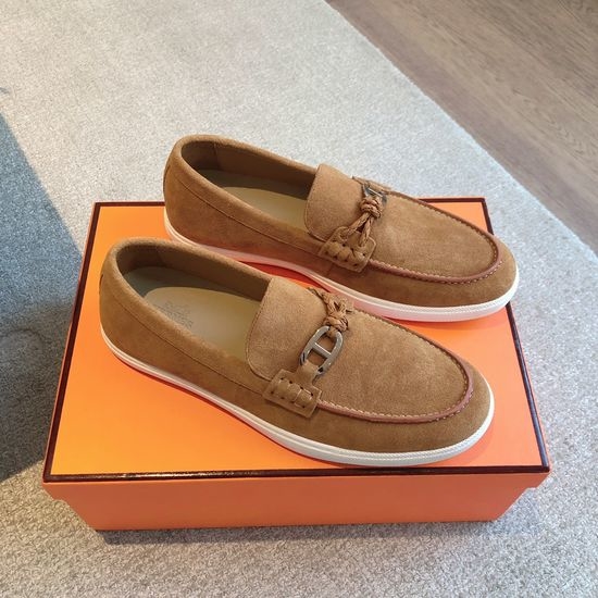Hermes Classic Retro Comfortable Lace Up Casual Sneakers