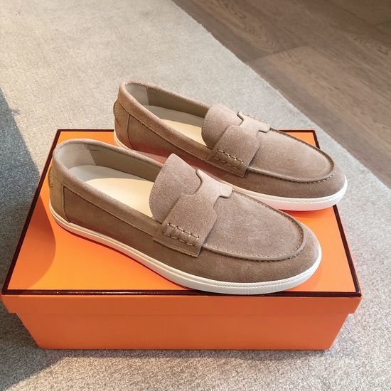 Hermes Classic Retro Comfortable Lace Up Casual Sneakers