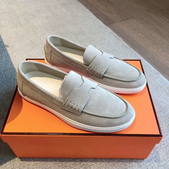 Hermes Classic Retro Comfortable Lace Up Casual Sneakers