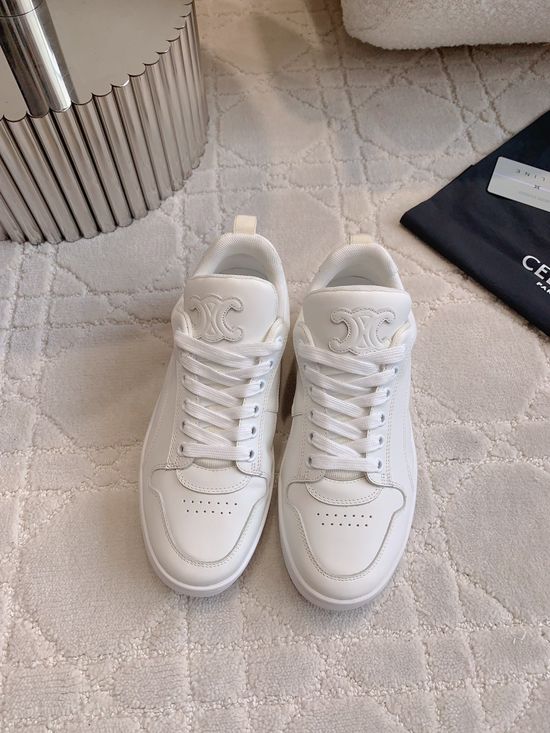 Celine Classic Color Matching Leather Casual Skate Shoes
