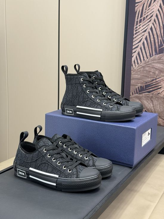 Christian Dior Embroidered Canvas Casual Shoes Fashion Sneakers