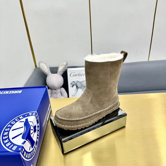 Kenzo Thick Sole Suede Snow Boots Warm Lining Easy Slip On