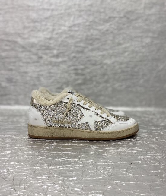 Golden Goose GGDB Vintage Distressed Leather Sneakers with Logo Accents
