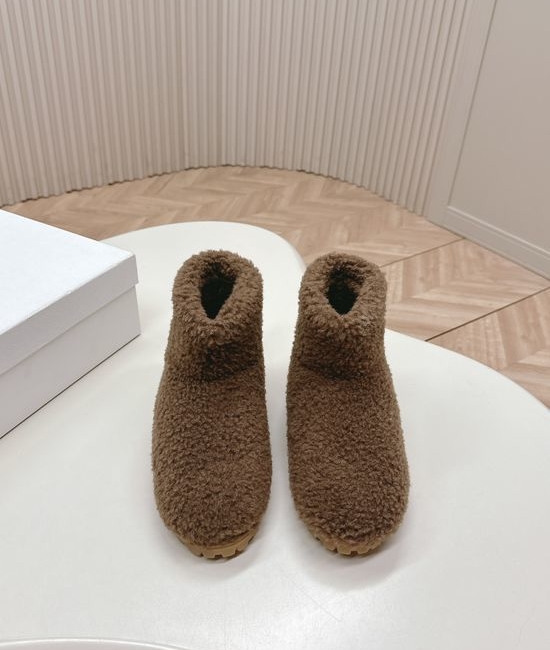 Prada Wool Lined Comfortable Fashion Ankle Boots Soft Sole